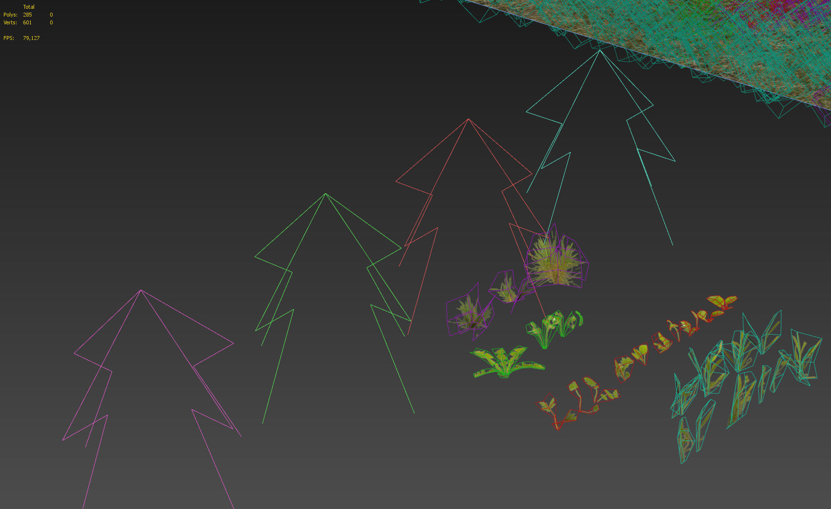 Scanned real grass01 Low-poly 3D model_21