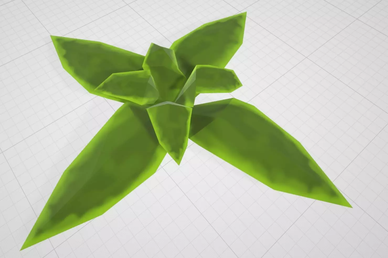 Simple Fern Free low-poly 3D model_0