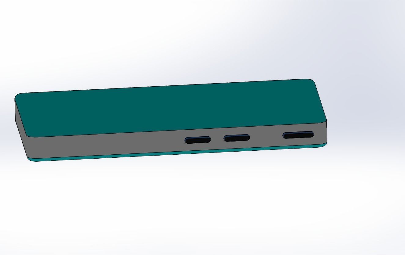 power bank mock up 3d model 3D model_12