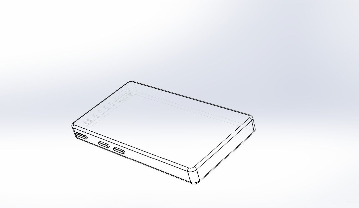 power bank mock up 3d model 3D model_8