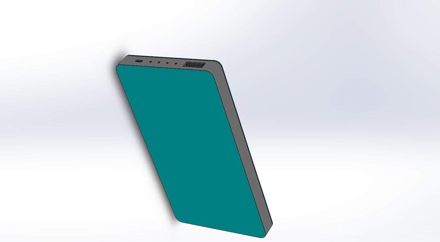 power bank mock up 3d model 3D model_3
