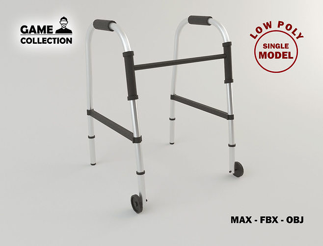 Walker Lowpoly Low-poly 3D model