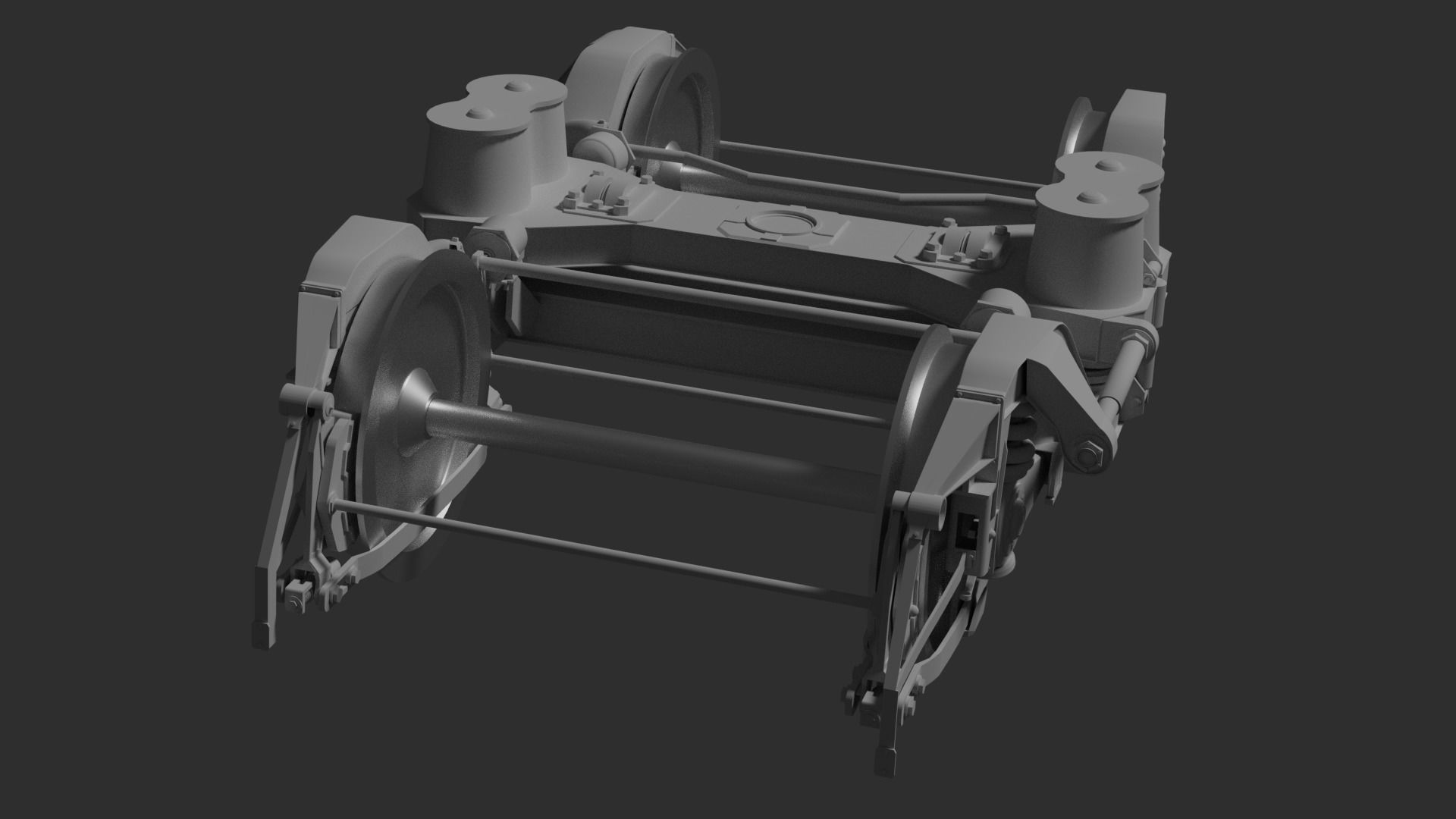 TRAIN BOGIES 3D model_2