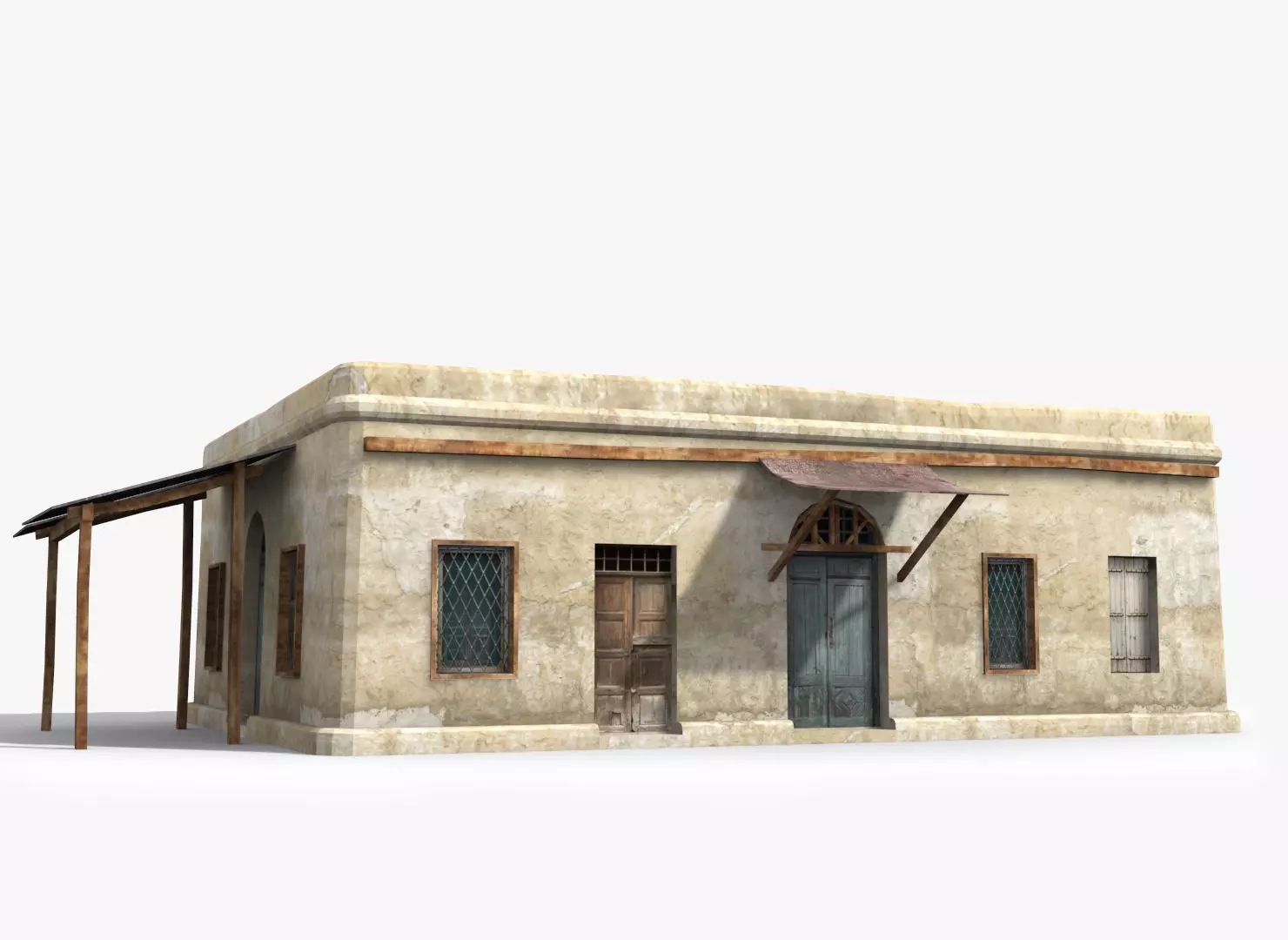 Arab x6 Low-poly 3D model