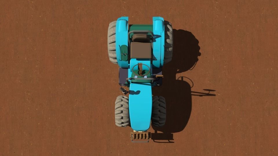 The Tractor 3D model_3