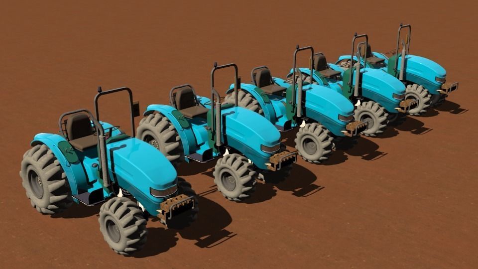 The Tractor 3D model_2