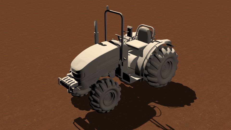 The Tractor 3D model_13