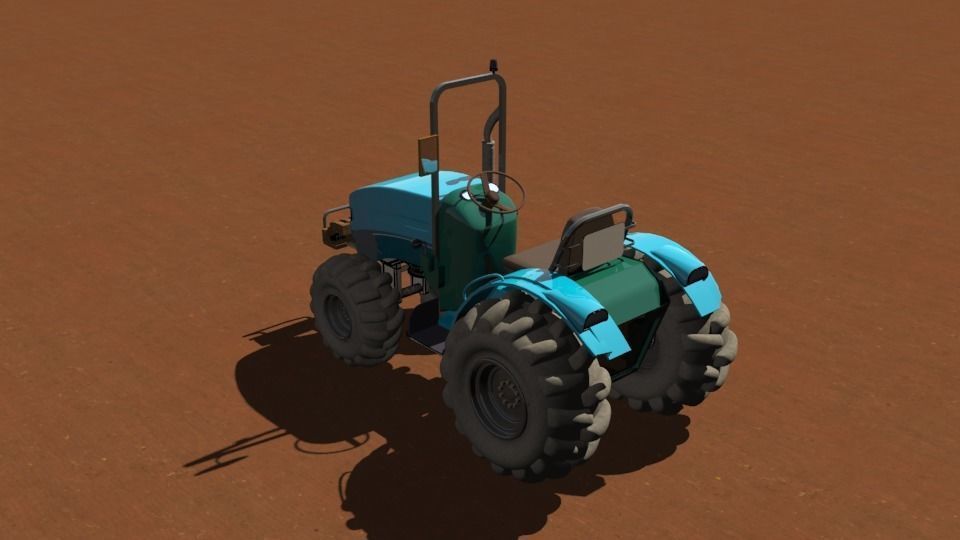 The Tractor 3D model_10