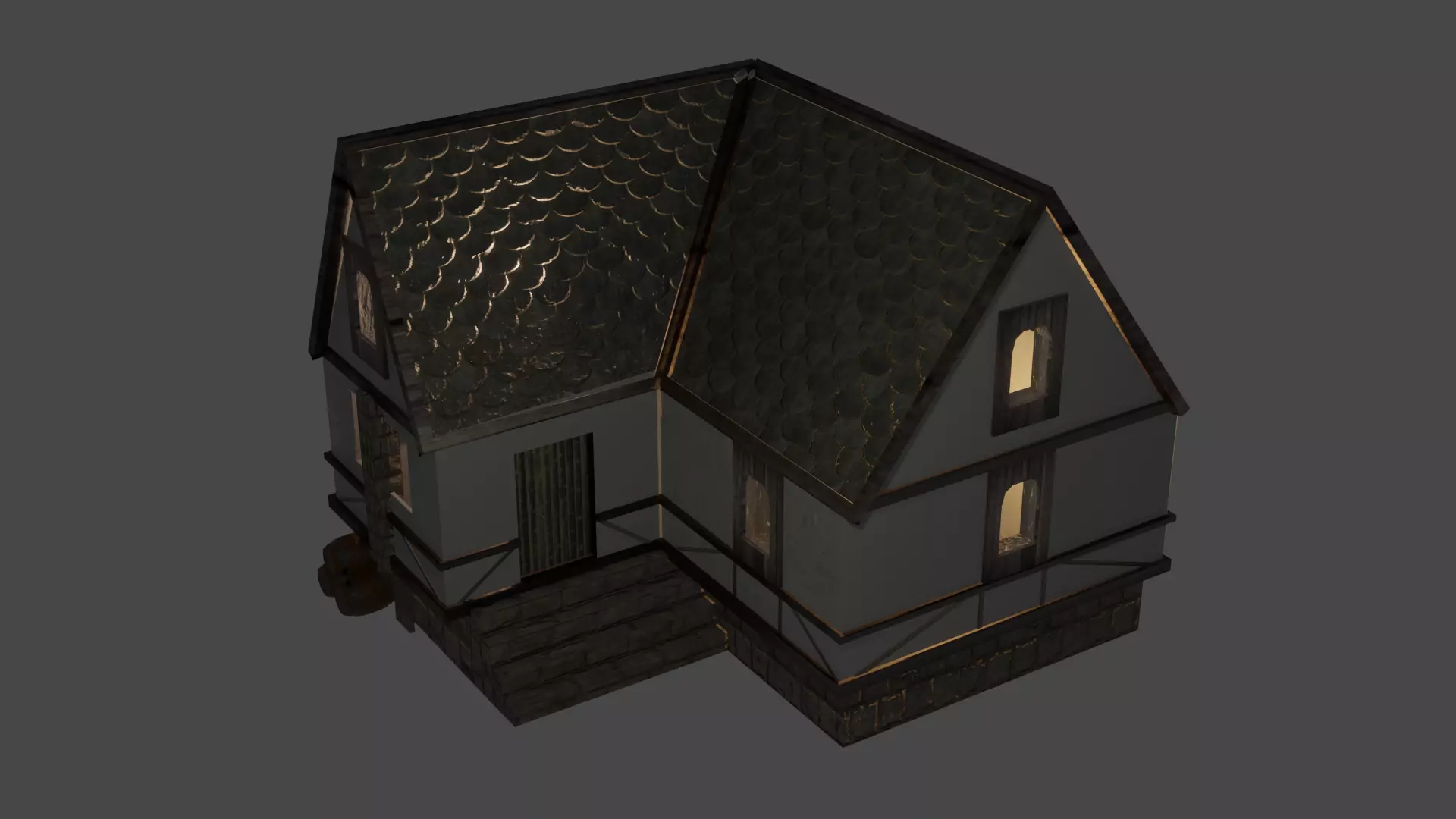 Tavern Building Free 3D model