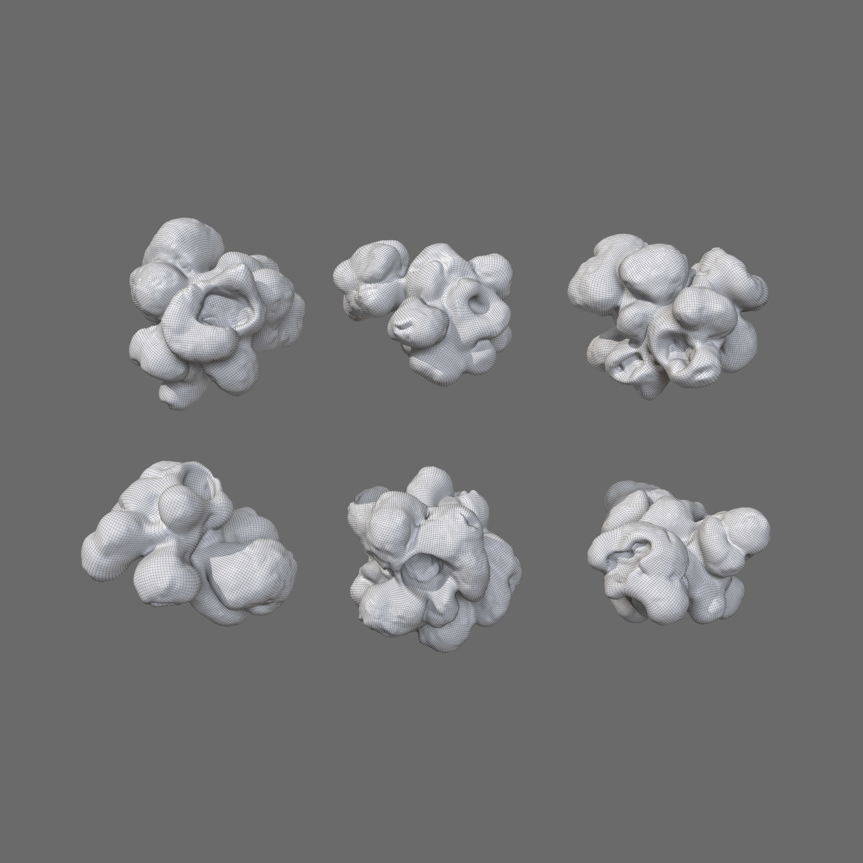 Popcorn 3D model_3