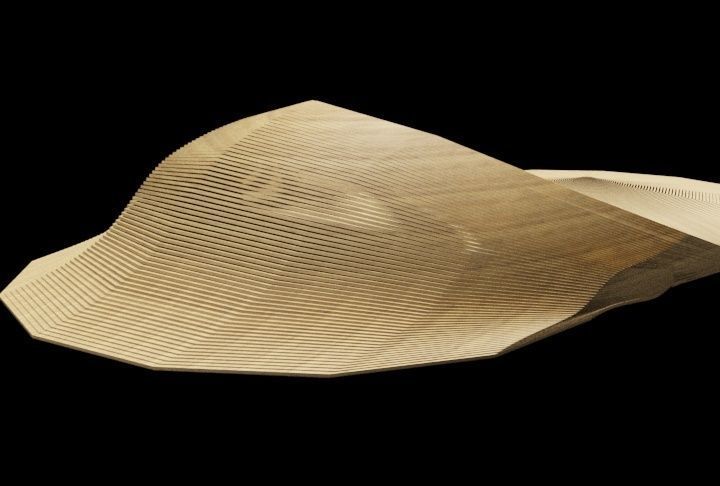 Parametric Installation  3D model_1