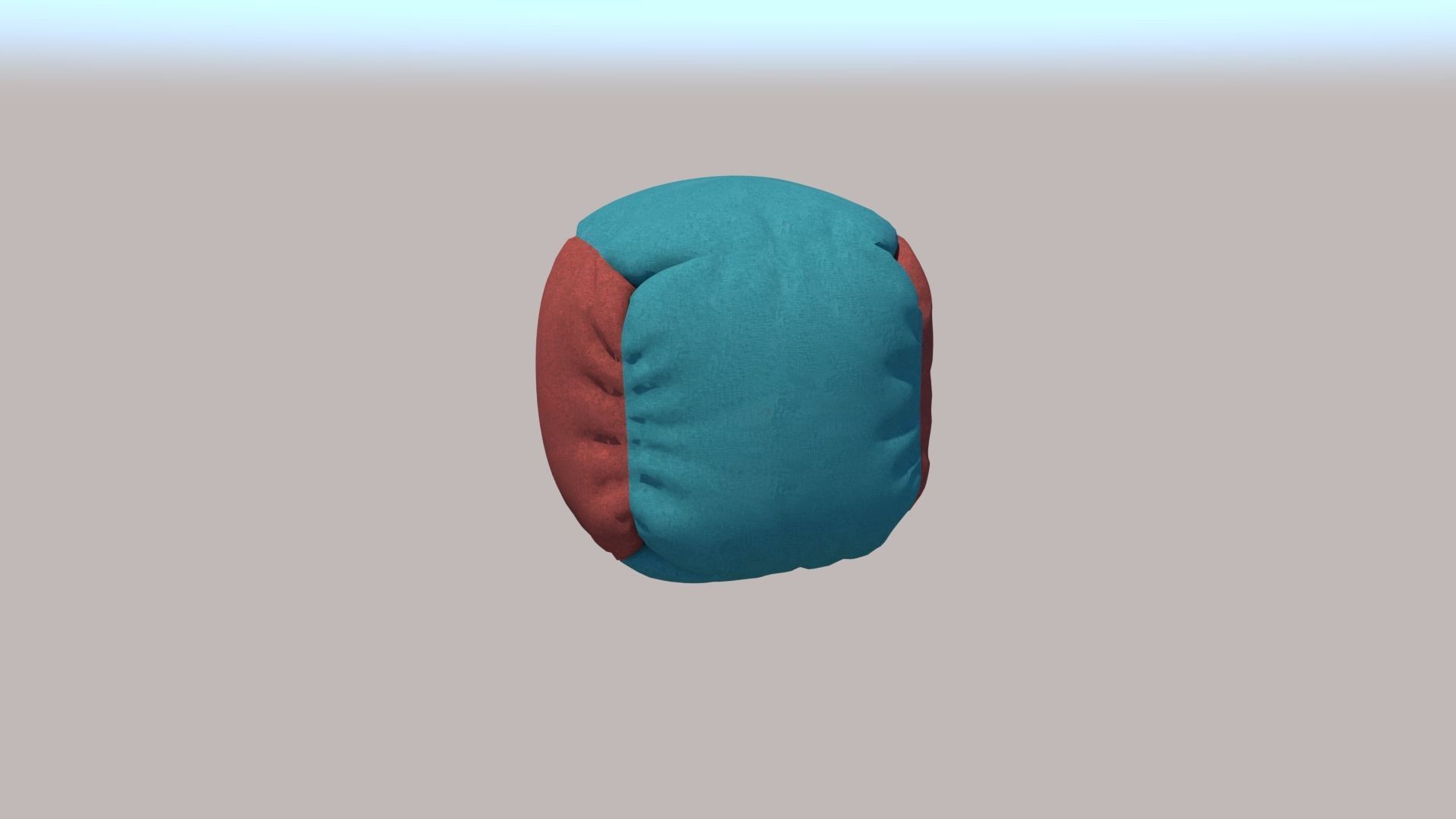 Beanbags Pouf 3D model_1
