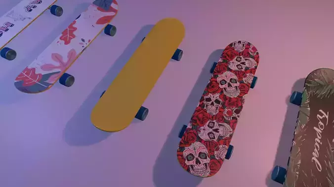 skateboard  5 skateboard in 1 file 