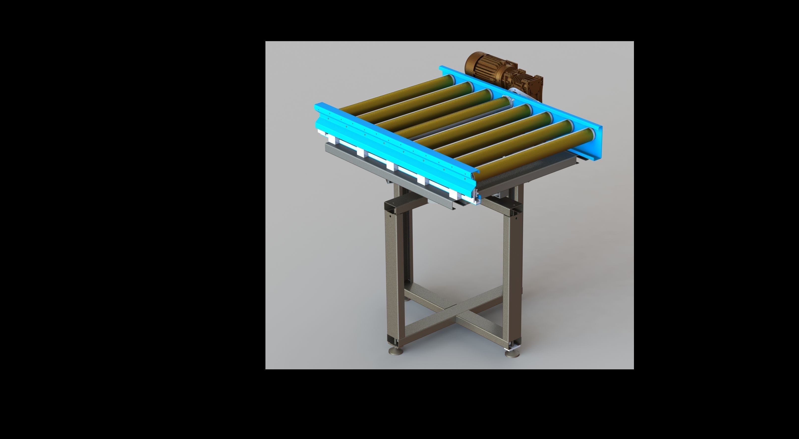 Rotating conveyor orientation 90 or 180 degrees 3D model_1