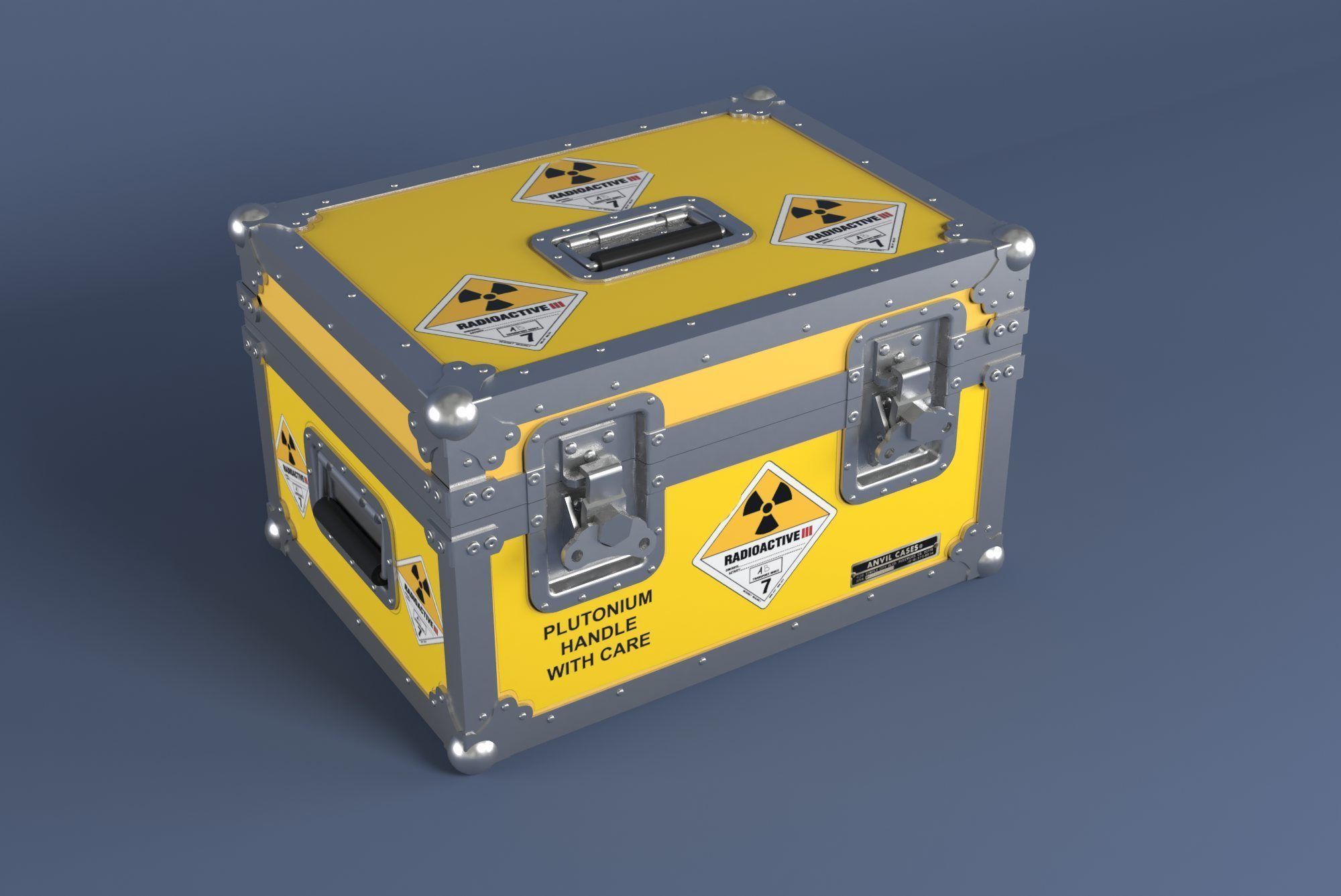 PLUTONIUM CASE BTTF 3D Print HQ 1-8 Scale 3D print model_4