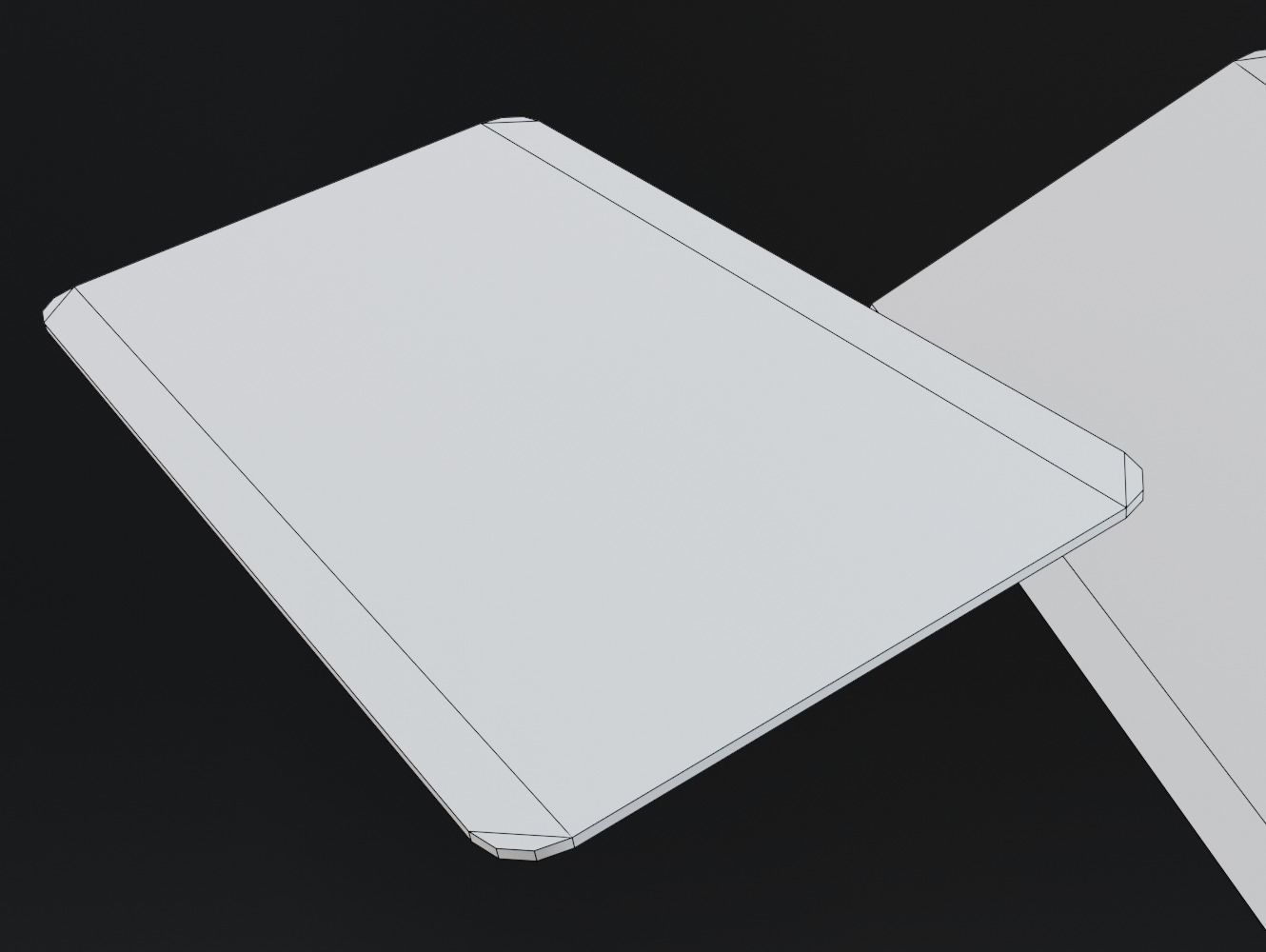 low-poly keycard two cards Free low-poly 3D model_4