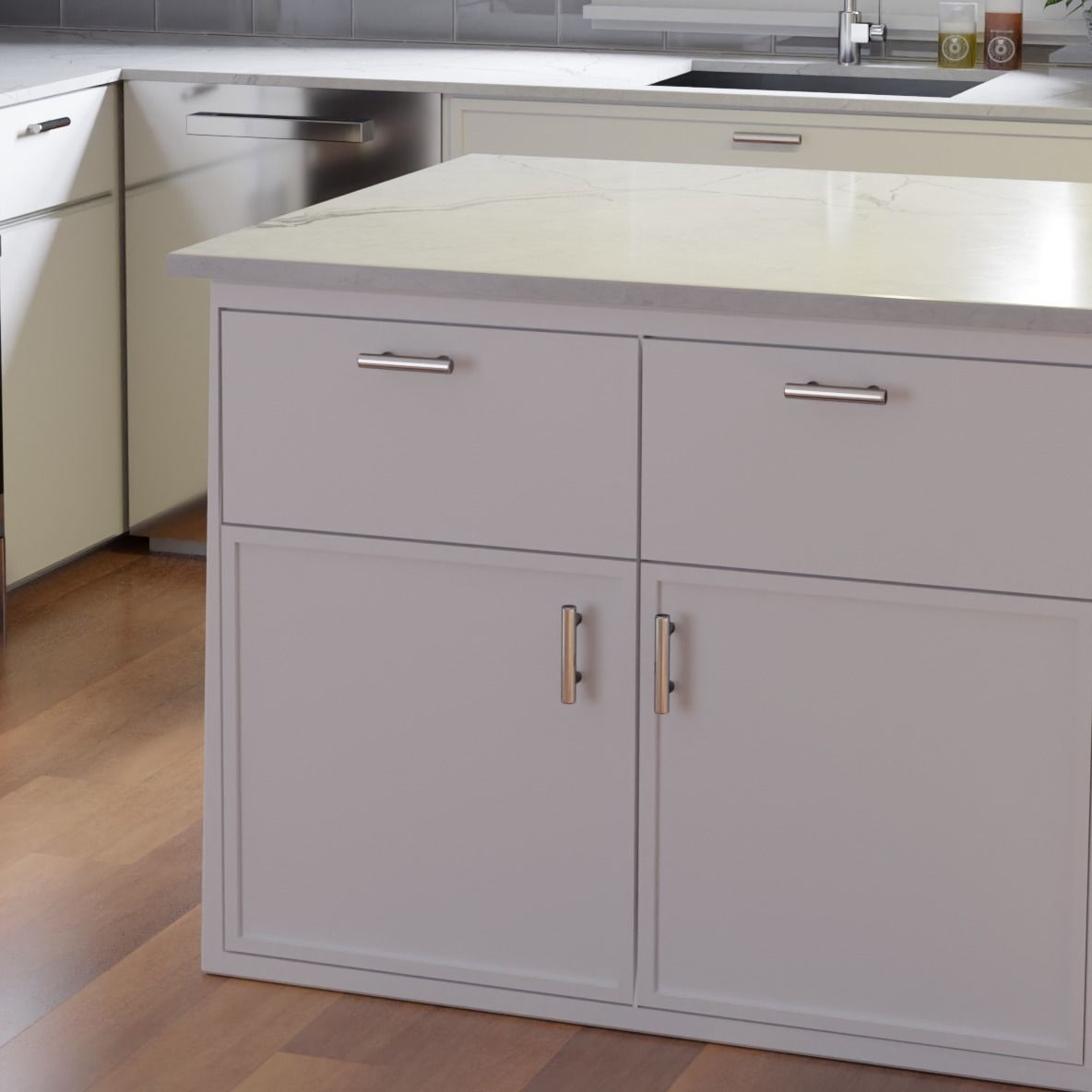 Modern Kitchen Interior 3D model_7