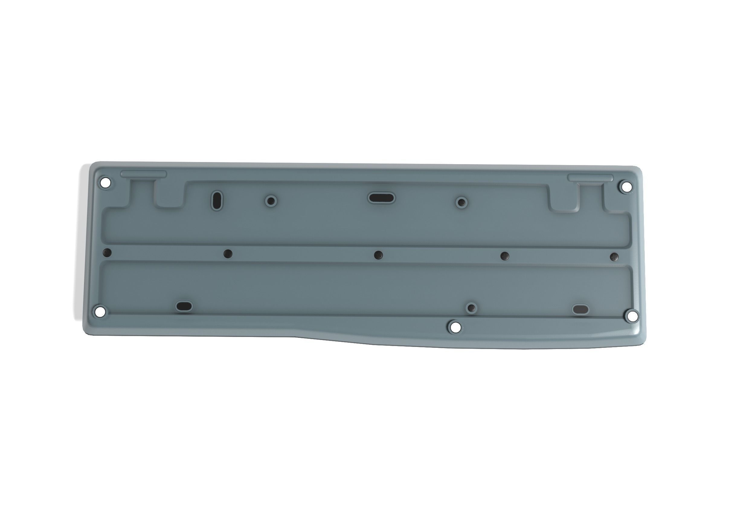 Logitech k200 keyboard lowPoly Low-poly 3D model_2