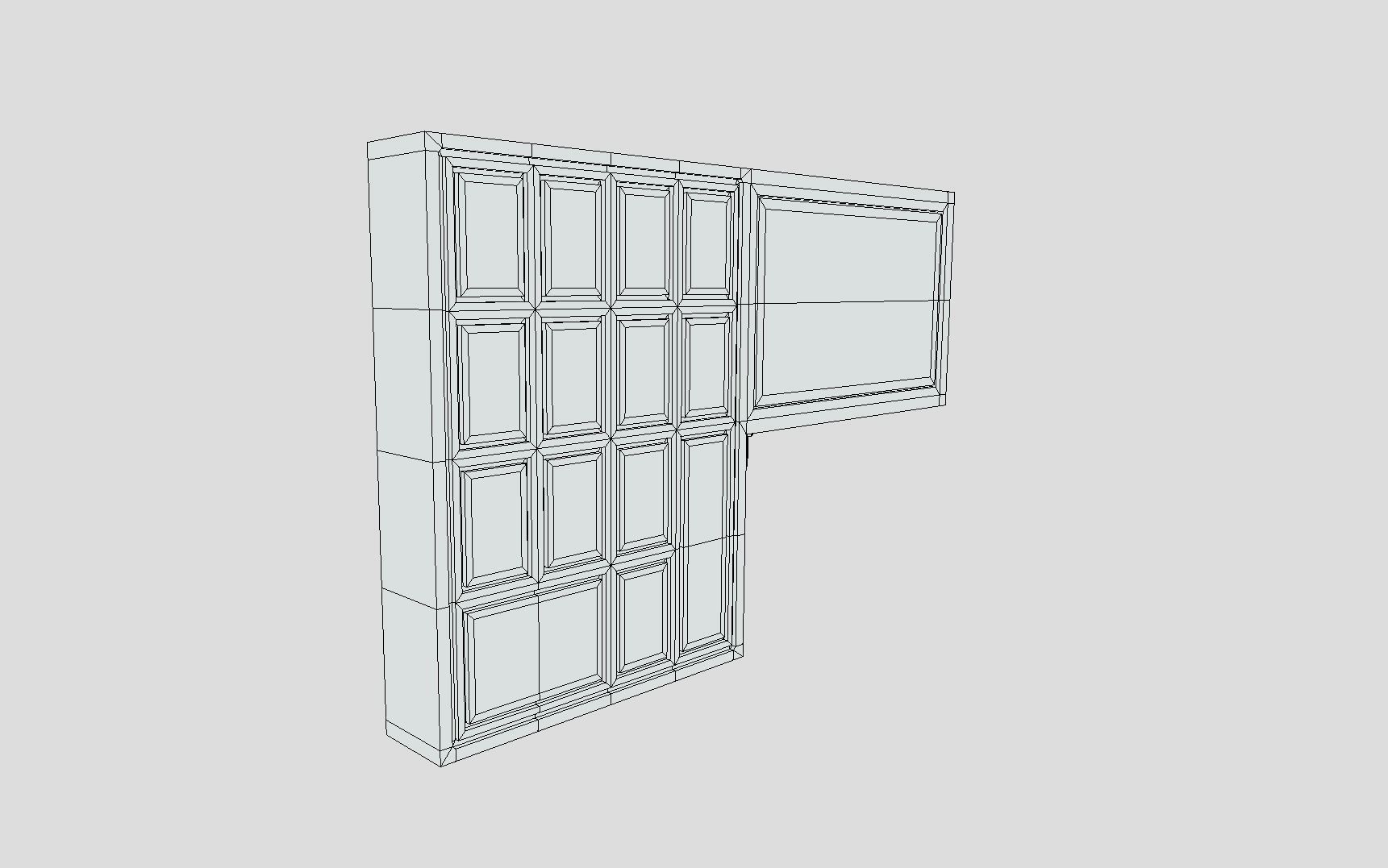 Sci-fi Security Keypad Low-poly 3D model_11