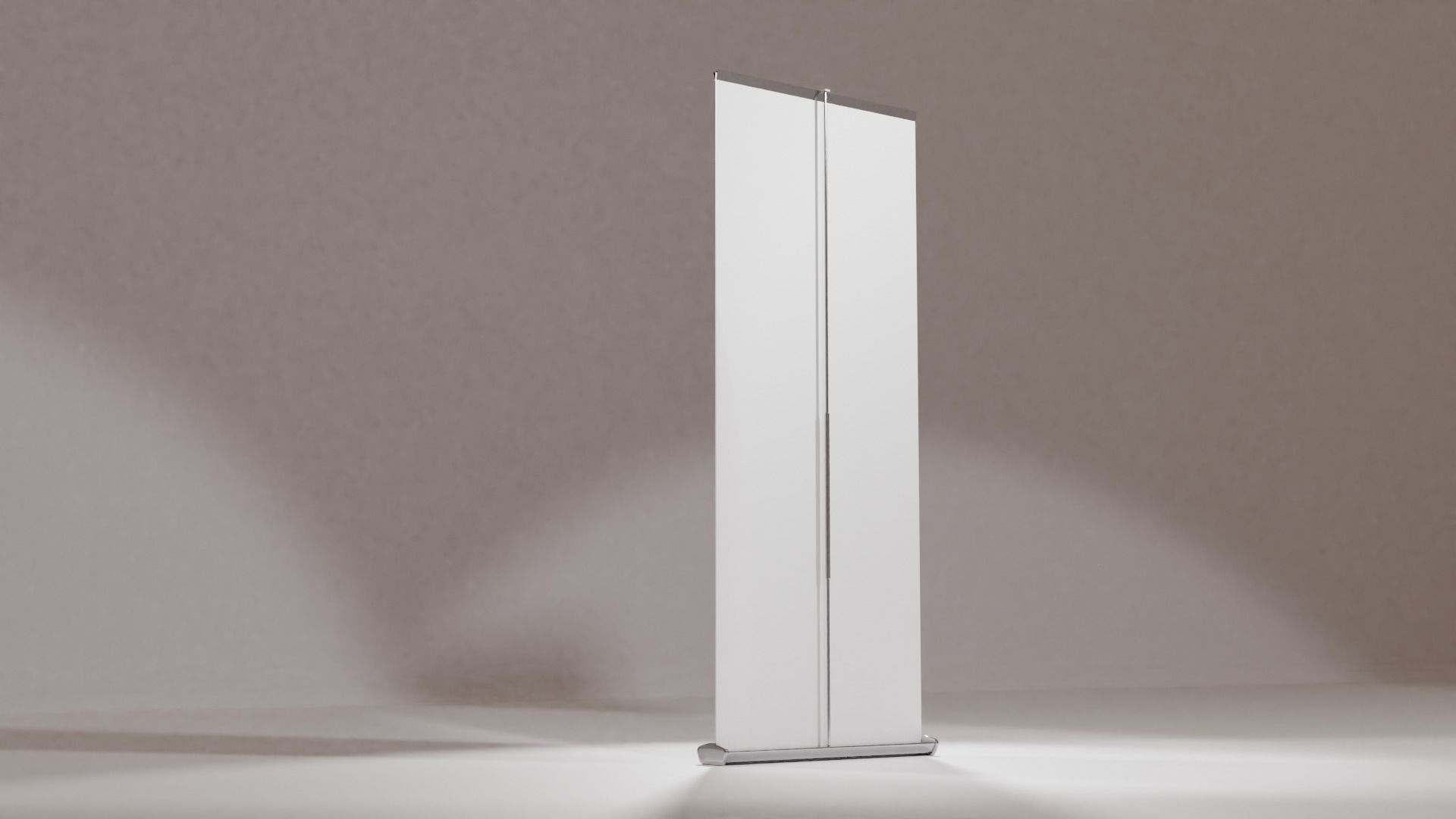 Roll Up Stand Banner Marketing Branding Sales 3D model_6