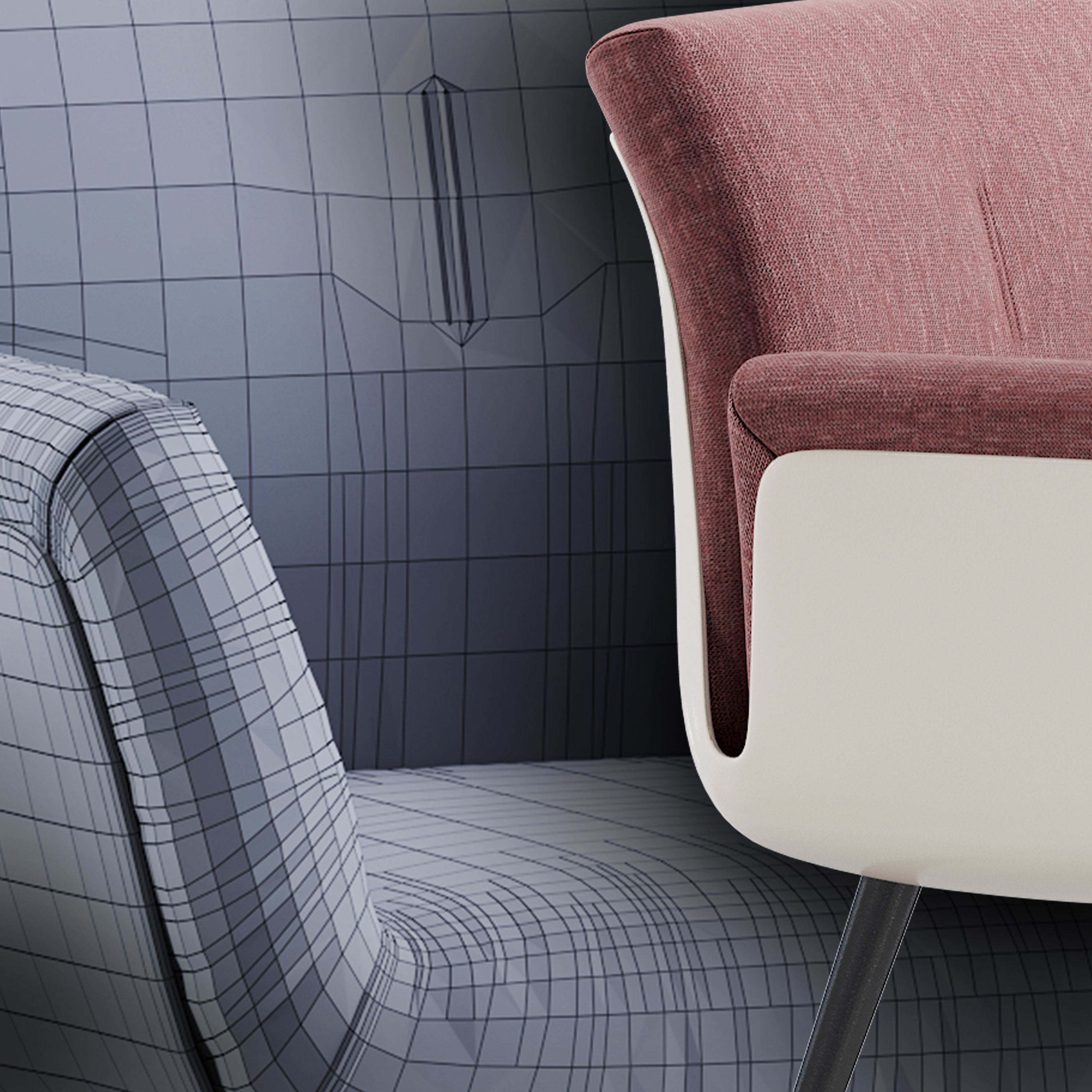 chair Cor Alvo variant 1 3D model_2