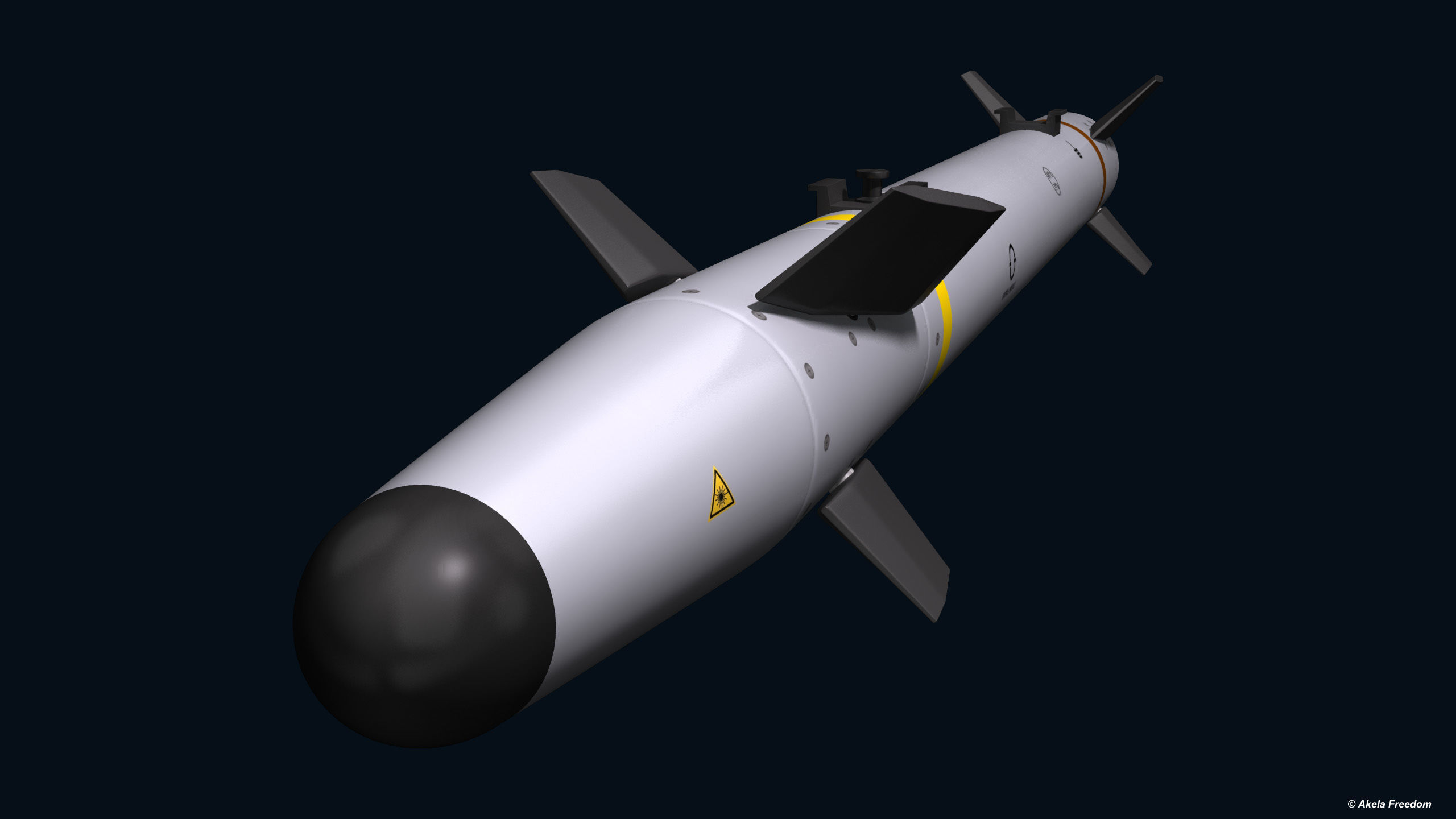 Hard Kill Anti-Missile System 3D model_2