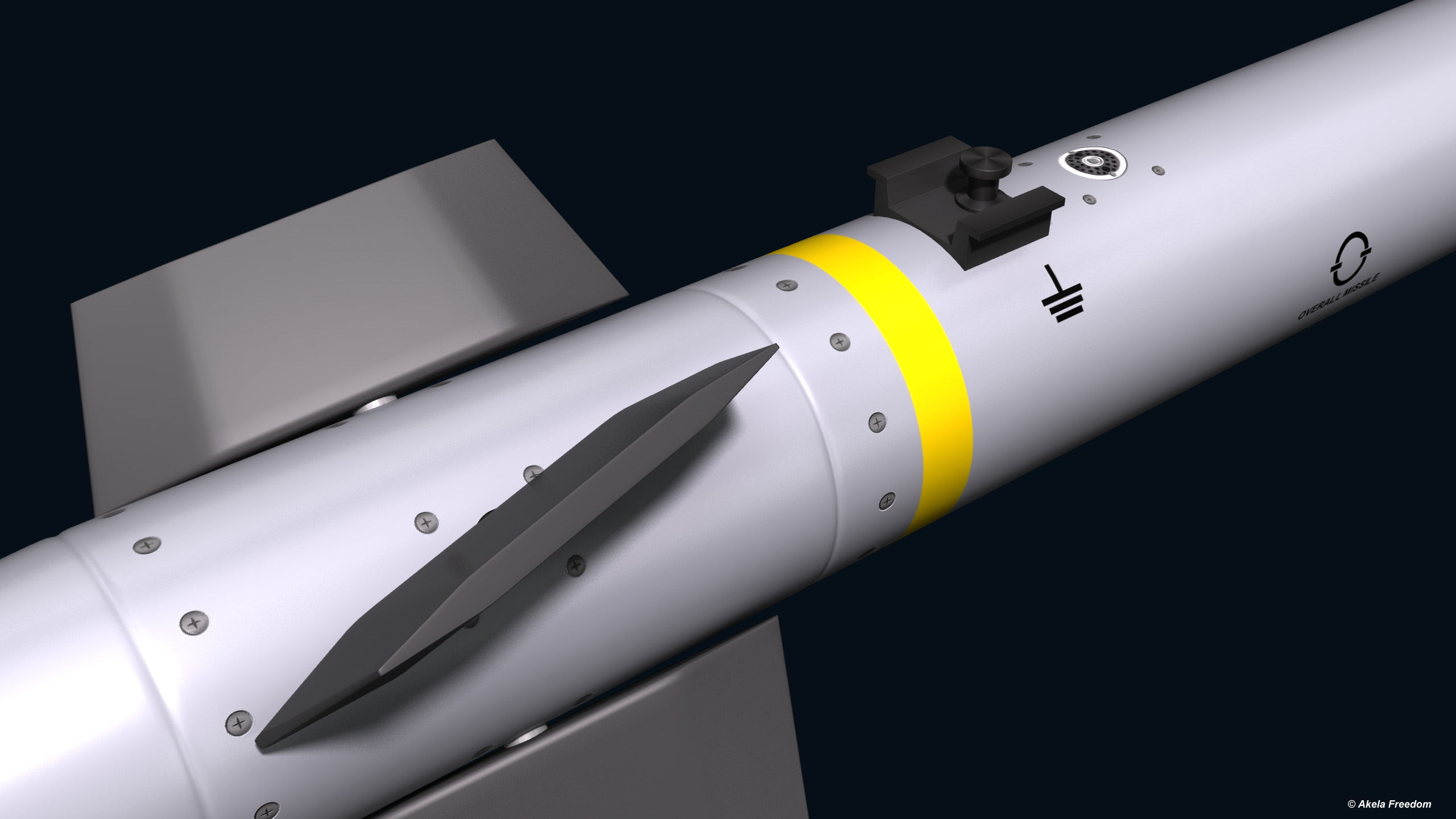 Hard Kill Anti-Missile System 3D model_3