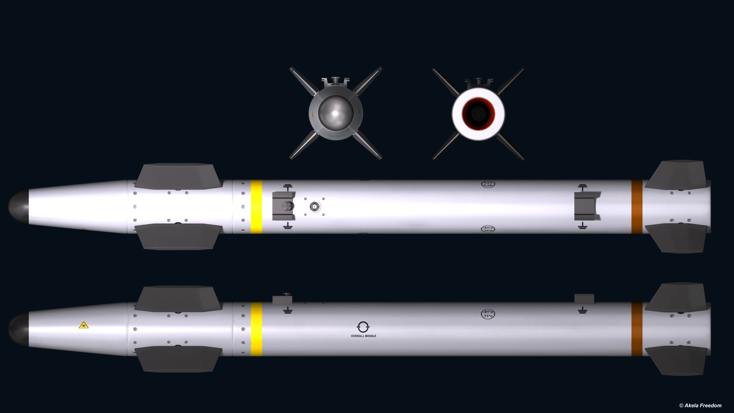 Hard Kill Anti-Missile System 3D model_4