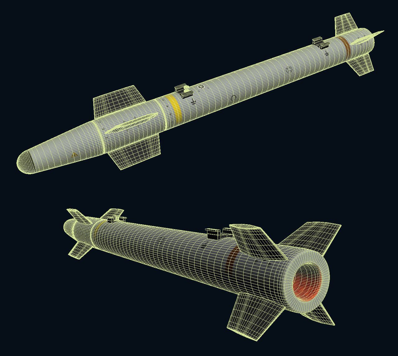 Hard Kill Anti-Missile System 3D model_5