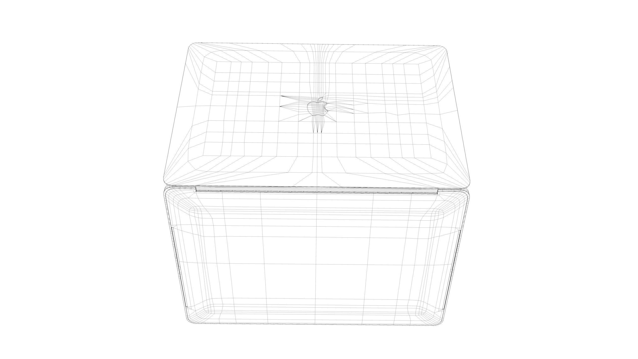 MacBook Pro 2020 13 inch C4D modeling rendering 3D model_1