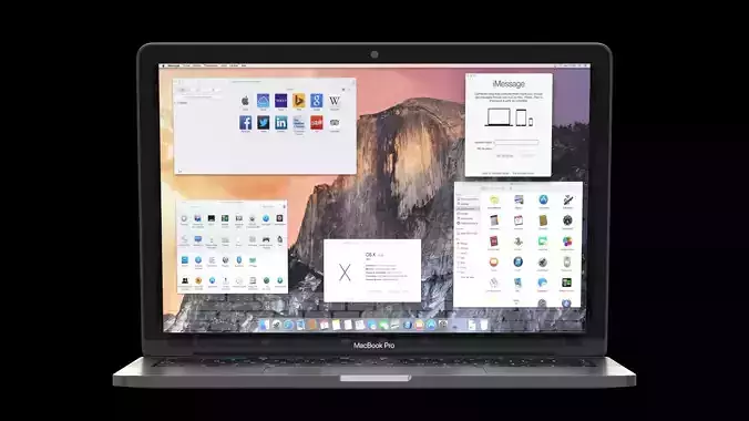MacBook Pro 2020 13 inch C4D modeling rendering