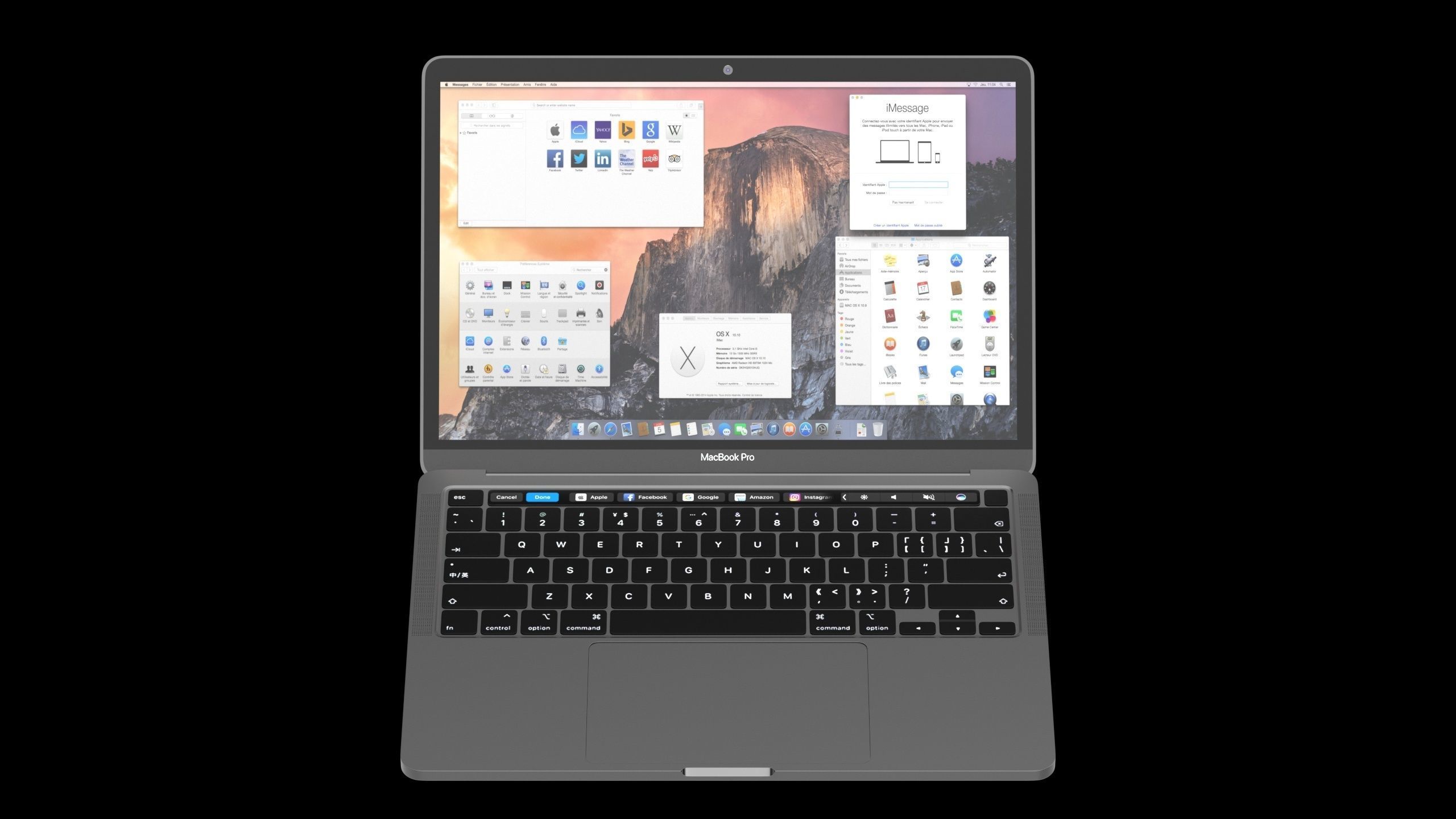 MacBook Pro 2020 13 inch C4D modeling rendering 3D model_6