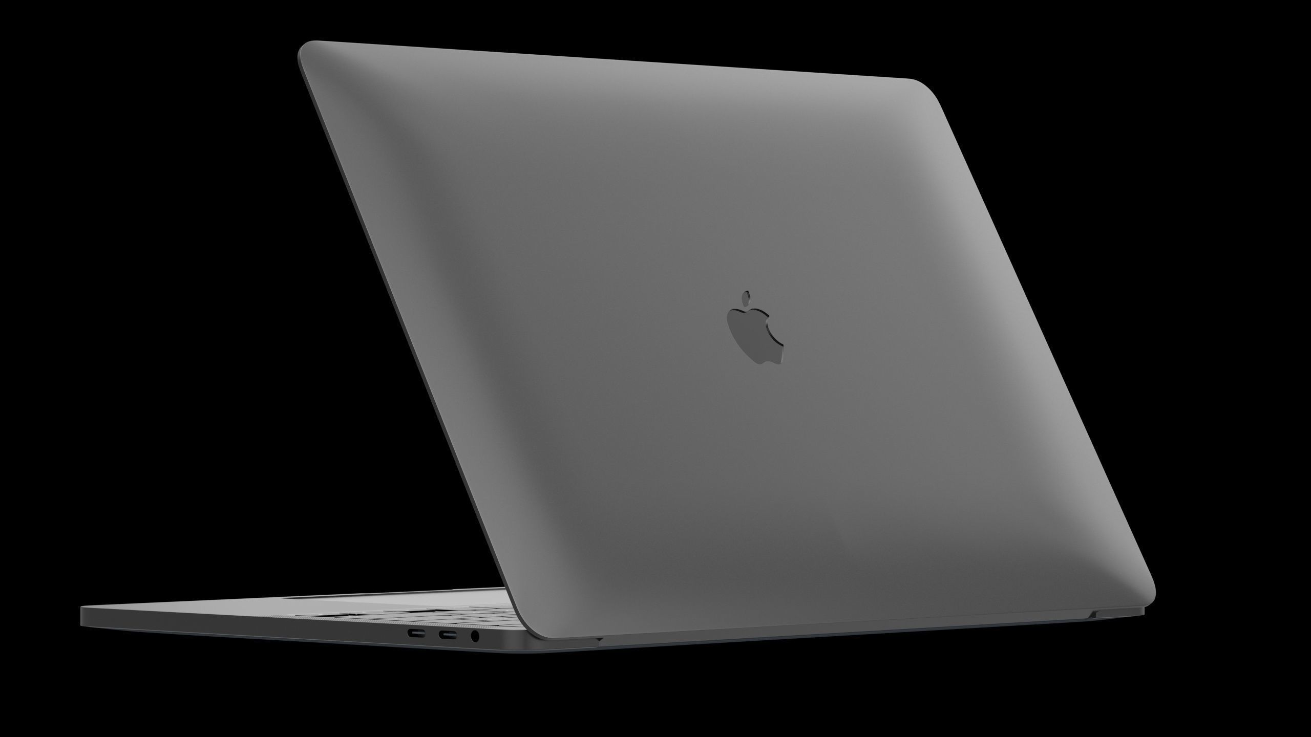 MacBook Pro 2020 13 inch C4D modeling rendering 3D model_3