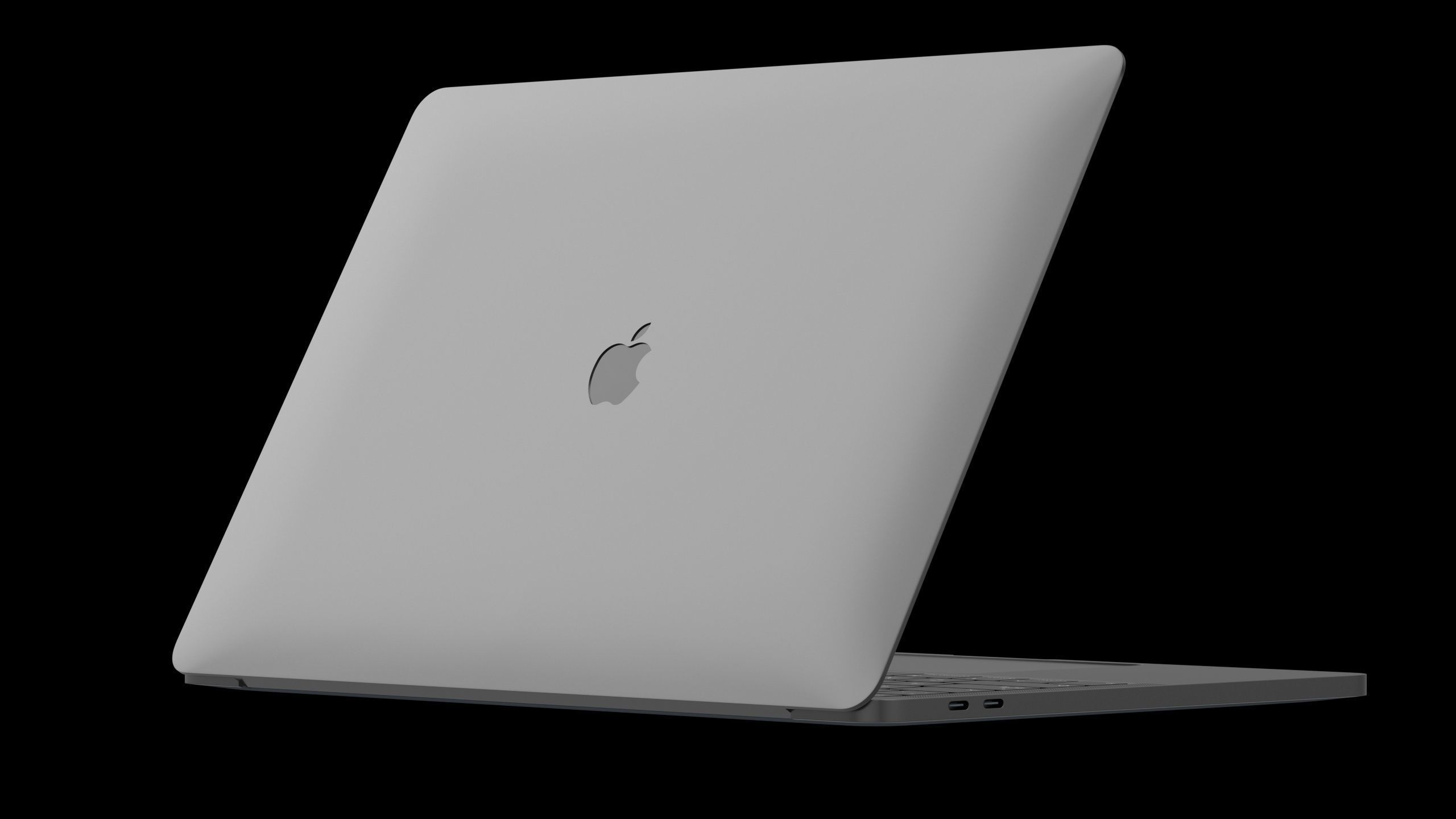 MacBook Pro 2020 13 inch C4D modeling rendering 3D model_2