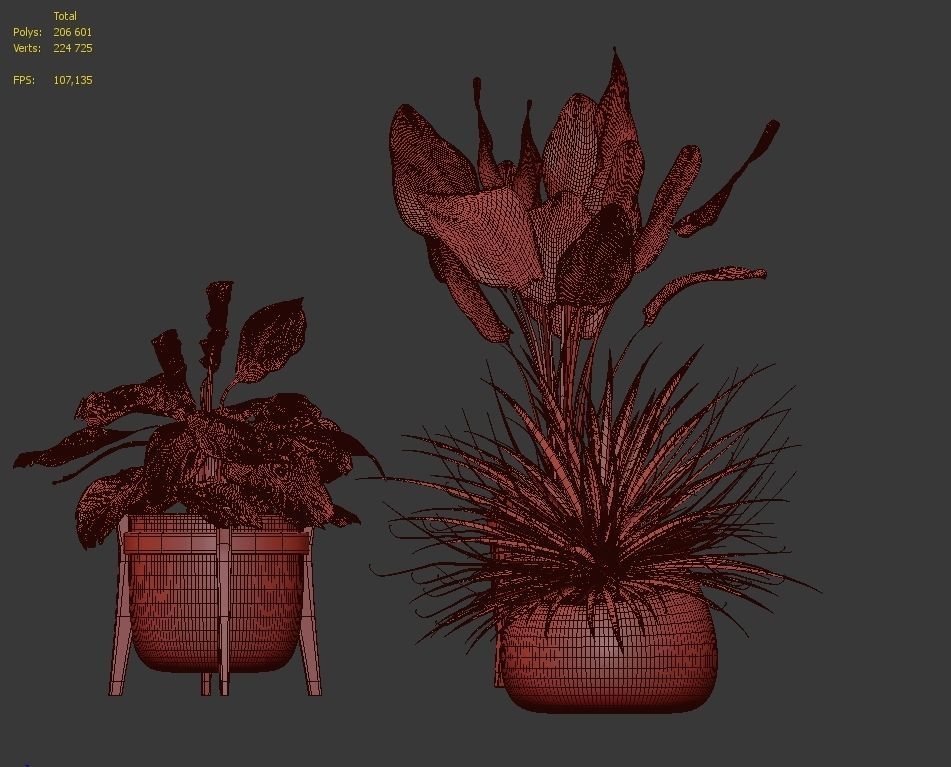 Flower Pack 60  3D model_4