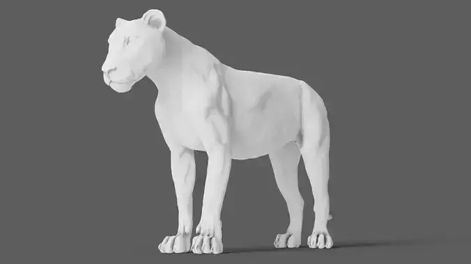 Lion 3D Model animal 3D model