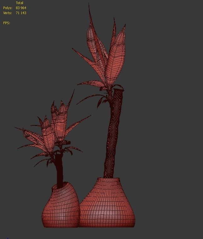 Flower Pack 63 3D model_3
