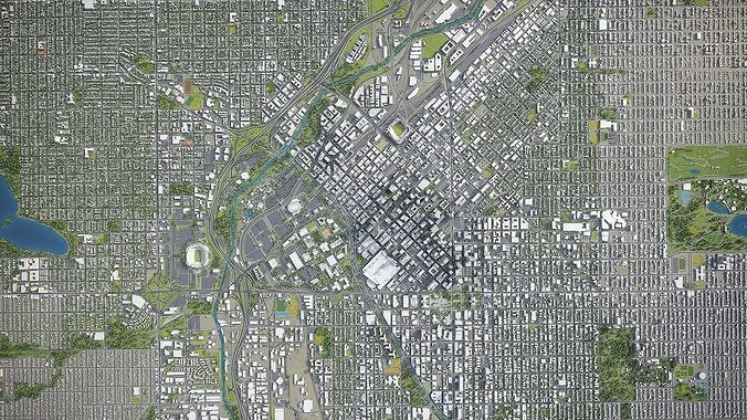 Denver 3D Model Pack 3