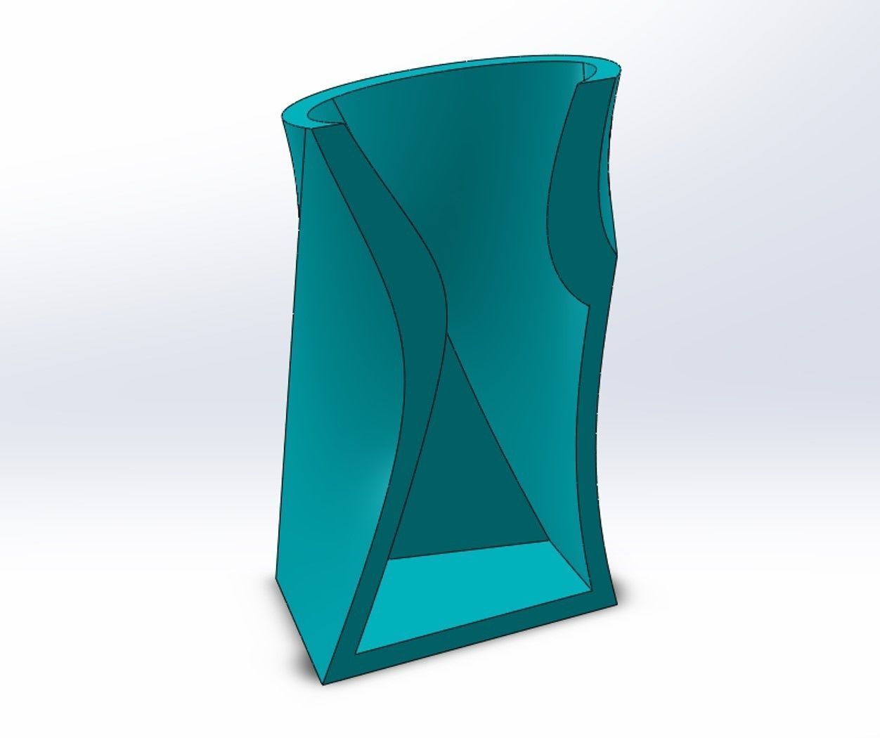 Decorative Flower Pot 17  3D print model_7