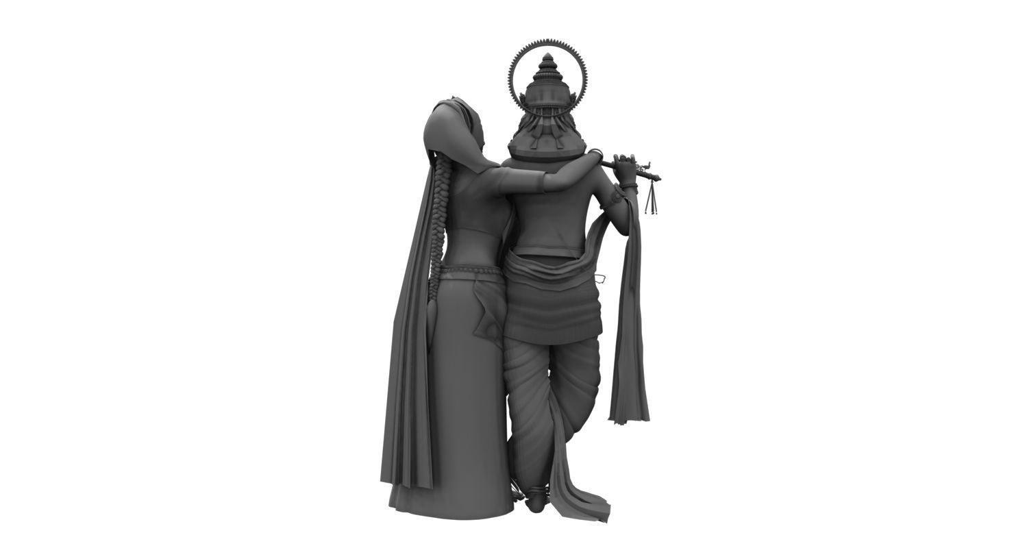 lord krishna 3d model 3D model_12