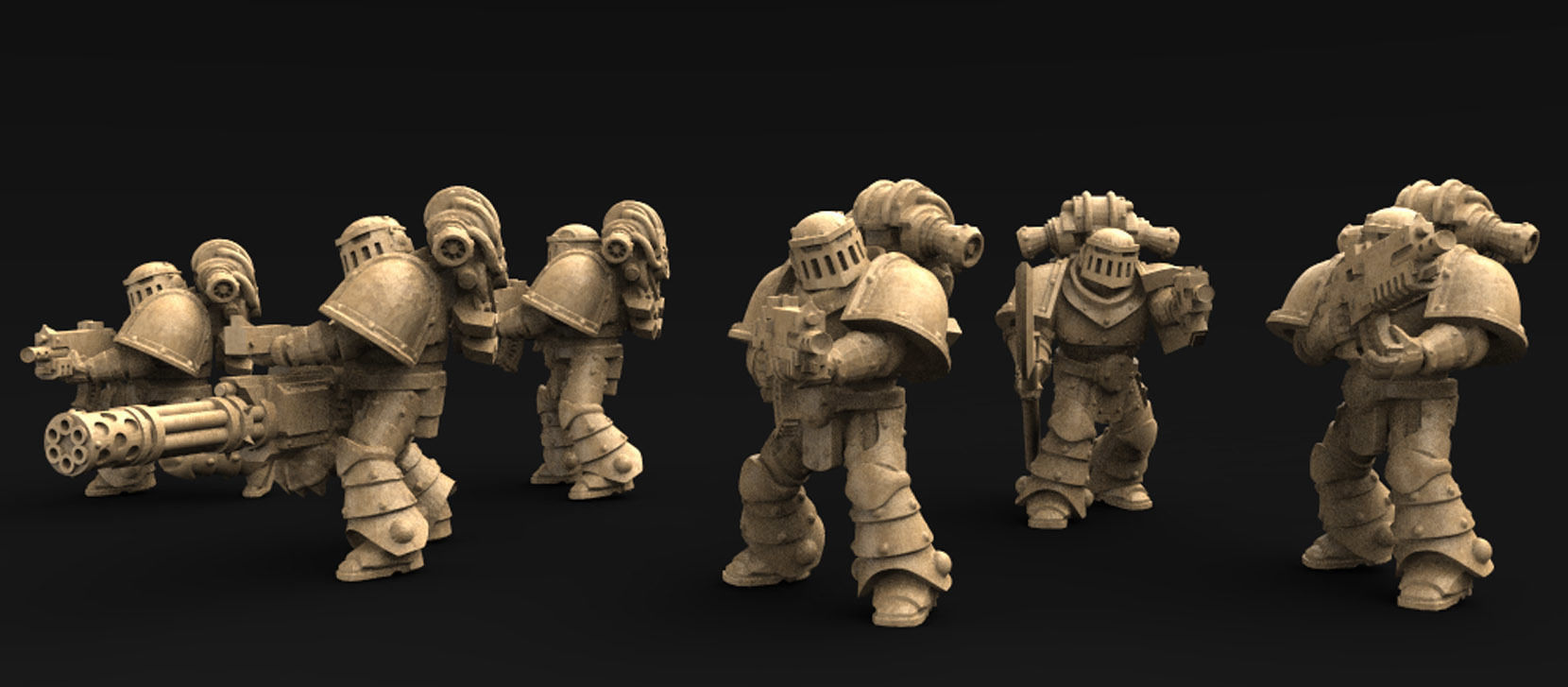 Attacak team Robotic 3D print model_13