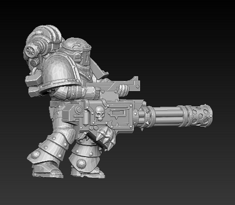 Attacak team Robotic 3D print model_1