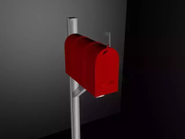 Mailbox on pole
