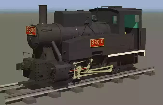 Japan RailWay B20 steam locomotive WW2