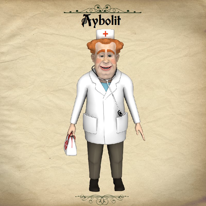 Dr Aybolit 3D model_1