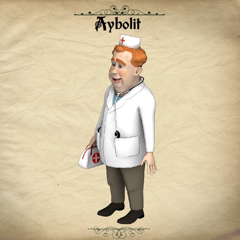 Dr Aybolit 3D model_3