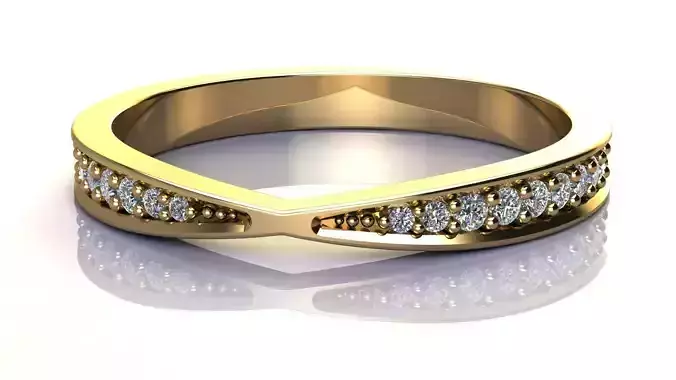 Harmony Bead-set Diamond Ring