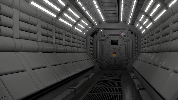 Nostromo Habitation Corridor 3D model