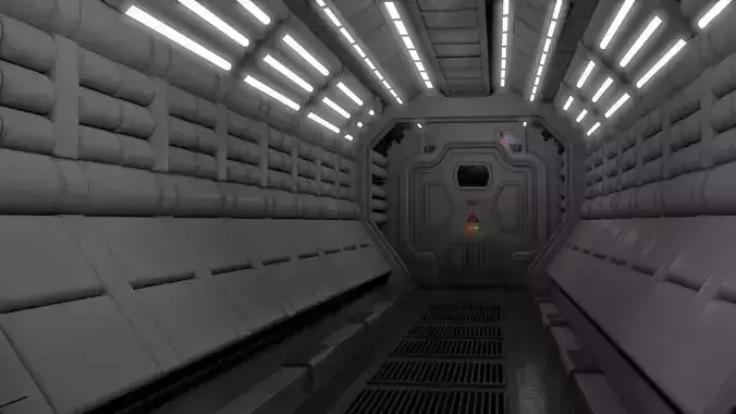 Nostromo Habitation Corridor 3D model