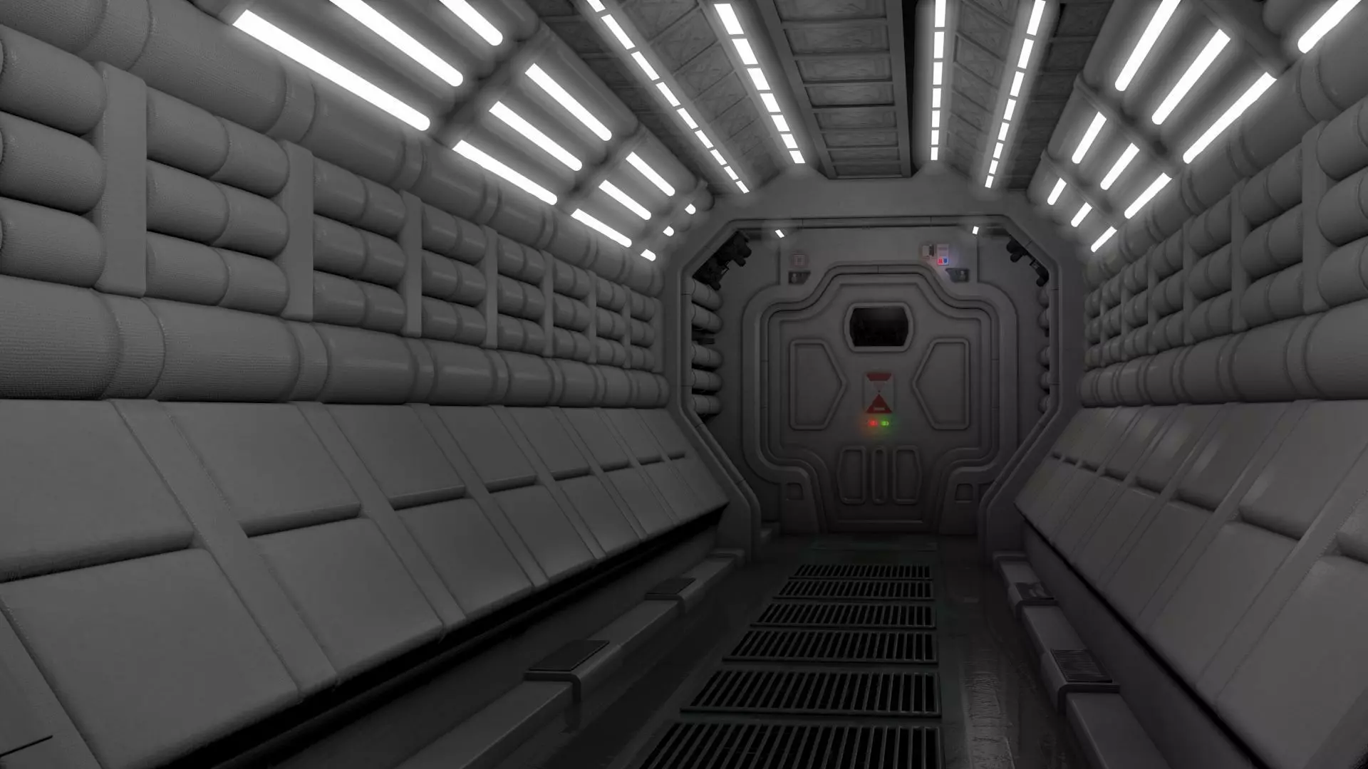 Nostromo Habitation Corridor 3D model_0